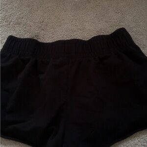 wild fable Black Elastic-Waist sweat shorts